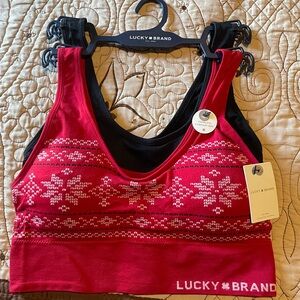 NWT Lucky Brand 2pcs Sports bra size Medium